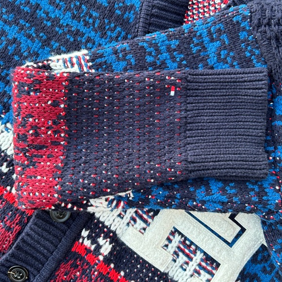 Tommy Hilfiger Ombré texture Cardigan sz Medium - Picture 5 of 16